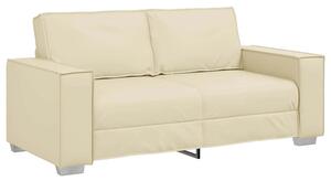 Sofa kremowy 180 x 78 x 84 cm tkanina