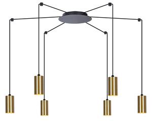 Nowoczesna lampa wisząca pająk - S786 K9-M00