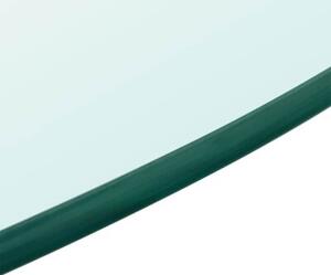 Blat stołu szklany, okrągły 80 cm