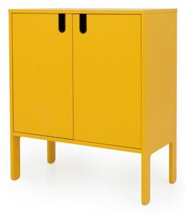 Żółta szafka Tenzo Uno, szer. 80 cm