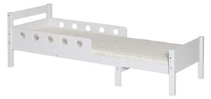 Białe dziecięce łóżko regulowane Flexa White Junior, 70x140/190 cm