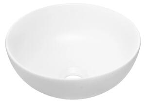 Biała okrągła ceramiczna umywalka łazienkowa L9-N75
