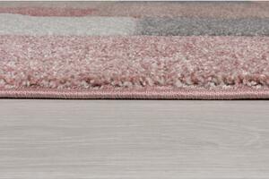 Różowo-szary dywan Flair Rugs Cosmos, 80x150 cm