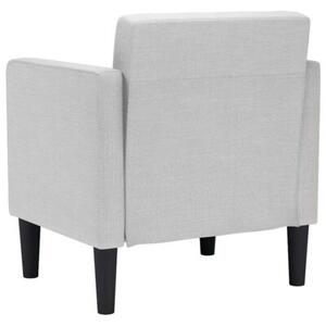 Sofa fotel z podÅokietnikami cloud grey 53 cm tkanina