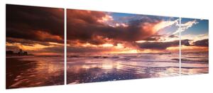 Obraz - Wieczorna plaża (170x50 cm)