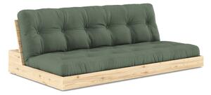 Zielona rozkładana sofa 196 cm Base – Karup Design