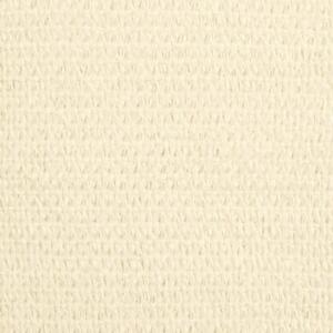 Żagiel przeciwsłoneczny, 160 g/m², kremowy, 4,5x4,5 m, hdpe