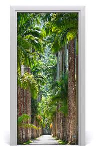 Naklejka fototapeta na drzwi Krajobrazy Palmy
