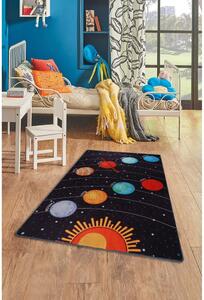 Ciemnoniebieski dywan dla dzieci Galaxy, 140x190 cm
