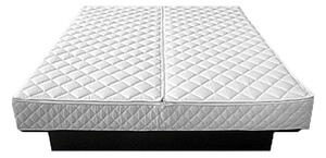 Łóżko wodne 180x200 cm niska rama styl japoński stoliki białe Zen Beliani