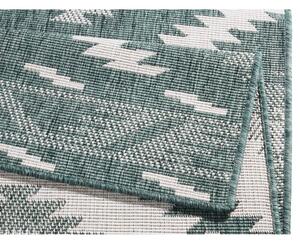 Zielono-kremowy dywan odpowiedni na zewnątrz NORTHRUGS Malibu, 170x120 cm