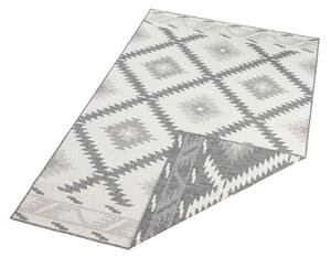 Szaro-kremowy dywan odpowiedni na zewnątrz NORTHRUGS Malibu, 170x120 cm