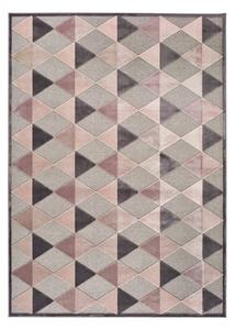 Szaro-różowy dywan Universal Farashe Triangle, 140x200 cm