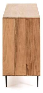 Komoda z drewna akacji Kave Home Delsie, 147x81 cm