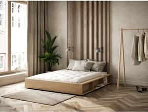 Łóżko dwuosobowe z drewna sosnowego ze stelażem 160x200 cm Ziggy – Karup Design