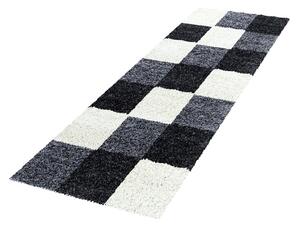 Czarno-biały chodnik 80x250 cm Life – Ayyildiz Carpets