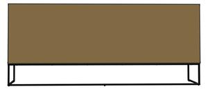 Szarozielona niska komoda 176x76 cm Lipp – Tenzo