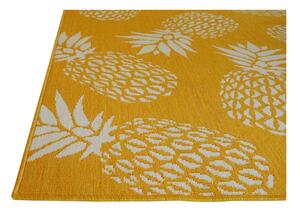 Żółty dywan odpowiedni na zewnątrz Floorita Ananas, 160x230 cm