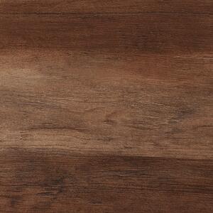 Stół do jadalni szary blat MDF 160 x 90 cm 6 osobowy ciemne drewno Witney Beliani