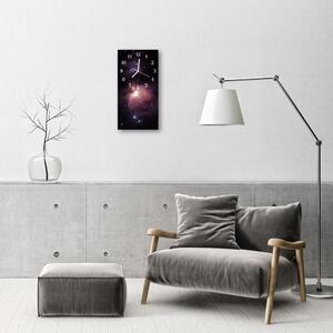 Zegar Szklany Pionowy Wszechświat Kosmos galaktyka