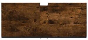 Szafka pod umywalkę przydymiony dąb, 80x33x60 cm