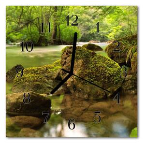 Zegar ścienny kwadrat Rzeka