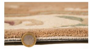 Beżowy wełniany dywan Flair Rugs Aubusson, 67x127 cm