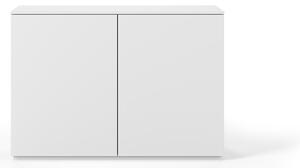 Biała komoda z drzwiczkami TemaHome Join, 120x84 cm