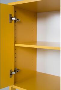 Żółta szafka Tenzo Uno, szer. 40 cm