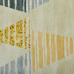 Krótkowłosy dywan wzór geometryczny 140 x 200 cm dziecięcy wielokolorowy Yayla Beliani