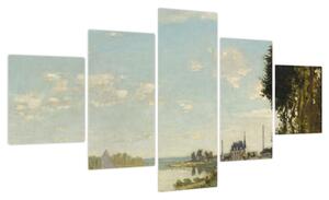 Obraz - Claude Monet, Argenteuil, reprodukcje (125x70 cm)