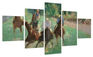 Obraz - Edouard Manet, At the Races, reprodukcje (125x70 cm)