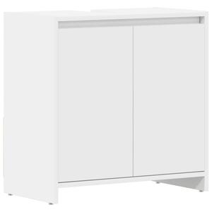Szafka łazienkowa, biała, 60x33x61 cm, materiał drewnopochodny