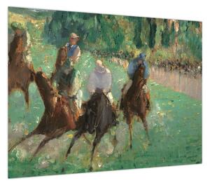 Obraz - Edouard Manet, At the Races, reprodukcje (70x50 cm)