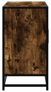 Szafka pod umywalkę przydymiony dąb, 80x33x60 cm