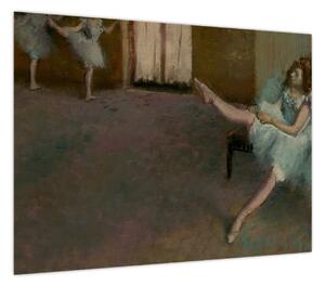Obraz - Edgar Degas, Before the Ballet, reprodukcje (70x50 cm)