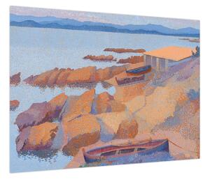 Obraz - Henri Edmond Cross, Calanque des Antibois, reprodukcje (70x50 cm)