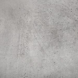 Stolik pomocniczy kwadratowy efekt betonu czarna rama 60 x 60 cm Delano Beliani