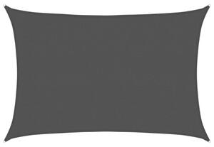 Żagiel przeciwsłoneczny, 160 g/m², czarny, 3x4,5 m, hdpe