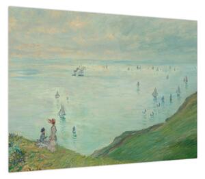 Obraz - Henri Fantin-Latour, Cliffs at Pourville, reprodukcje (70x50 cm)