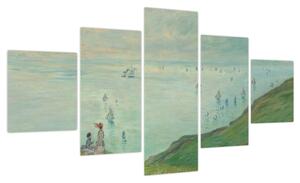 Obraz - Henri Fantin-Latour, Cliffs at Pourville, reprodukcje (125x70 cm)