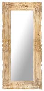Lustro, 110 x 50 cm, lite drewno mango