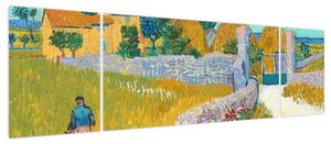 Obraz - Vincent van Gogh, Farmhouse in Provence, reprodukcje (170x50 cm)