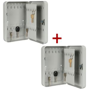 Szafka na klucze 1+1 GRATIS, zamek mechaniczny, na 48 kluczy