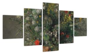 Obraz - Auguste Renoir, Flowers in a Vase, reprodukcje (125x70 cm)