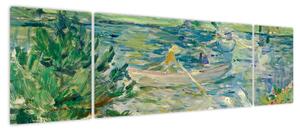 Obraz - Berthe Morisot, Girl in a Boat with Geese, reprodukcje (170x50 cm)