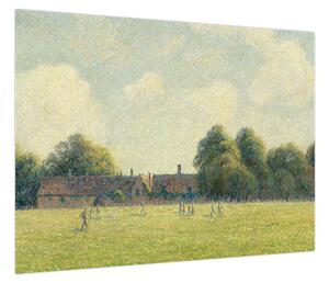 Obraz - Camille Pissarro, Hampton Court Green, reprodukcje (70x50 cm)