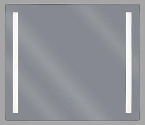 Lustro ścienne LED 60 x 70 cm prostokątne Lirac łazienkowe Beliani
