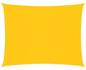 Prostokątny żagiel ogrodowy, tkanina oxford, 3,5x4,5 m, żółty