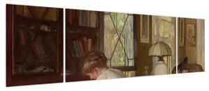 Obraz - Edmund Tarbell, Josephine and Mercie, reprodukcje (170x50 cm)